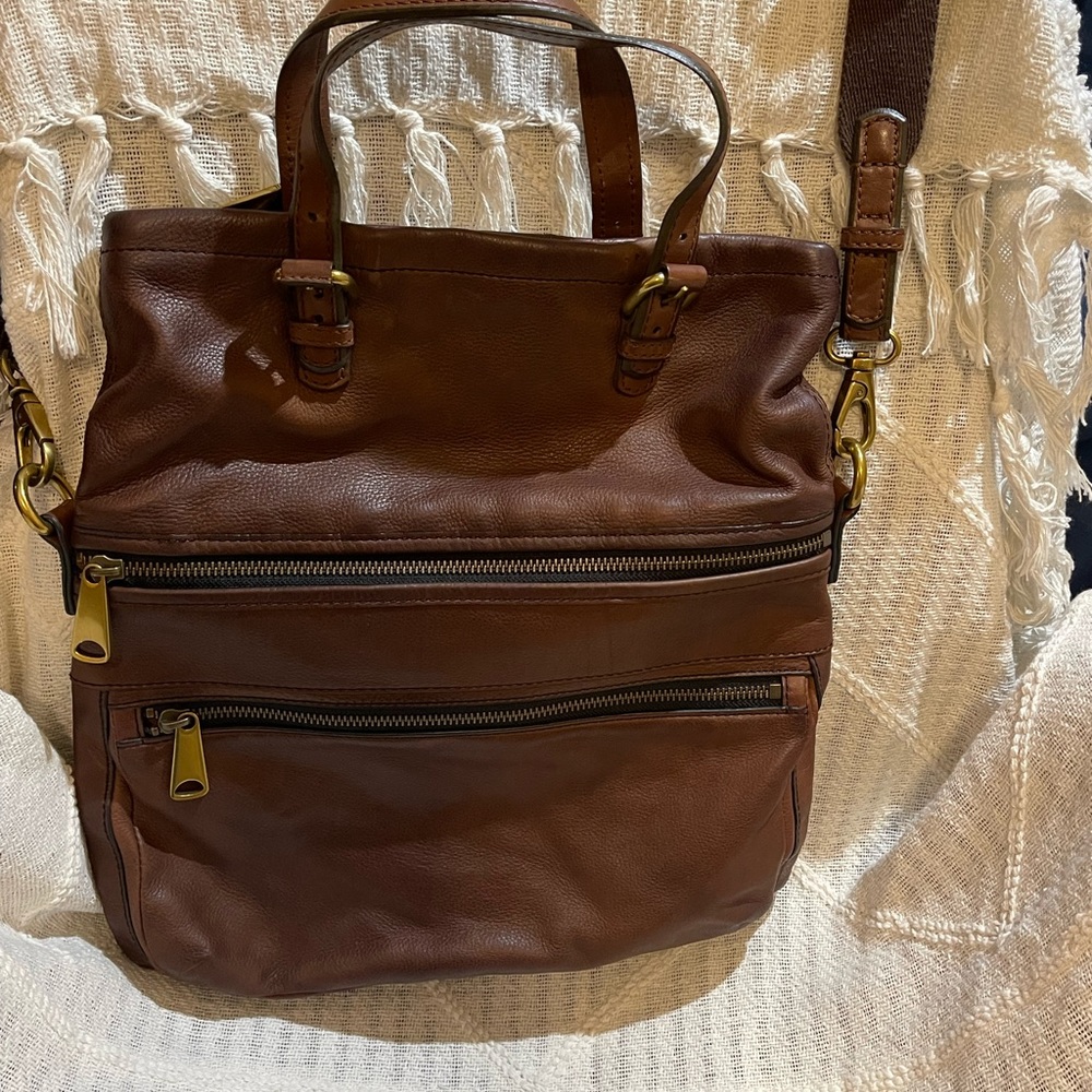 Fossil-Fossil Explorer Tote-Brown